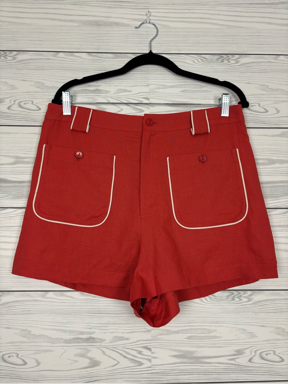 FARM Rio X Anthropologie embroidered tank top matching set shorts large NWT - Picture 8 of 16